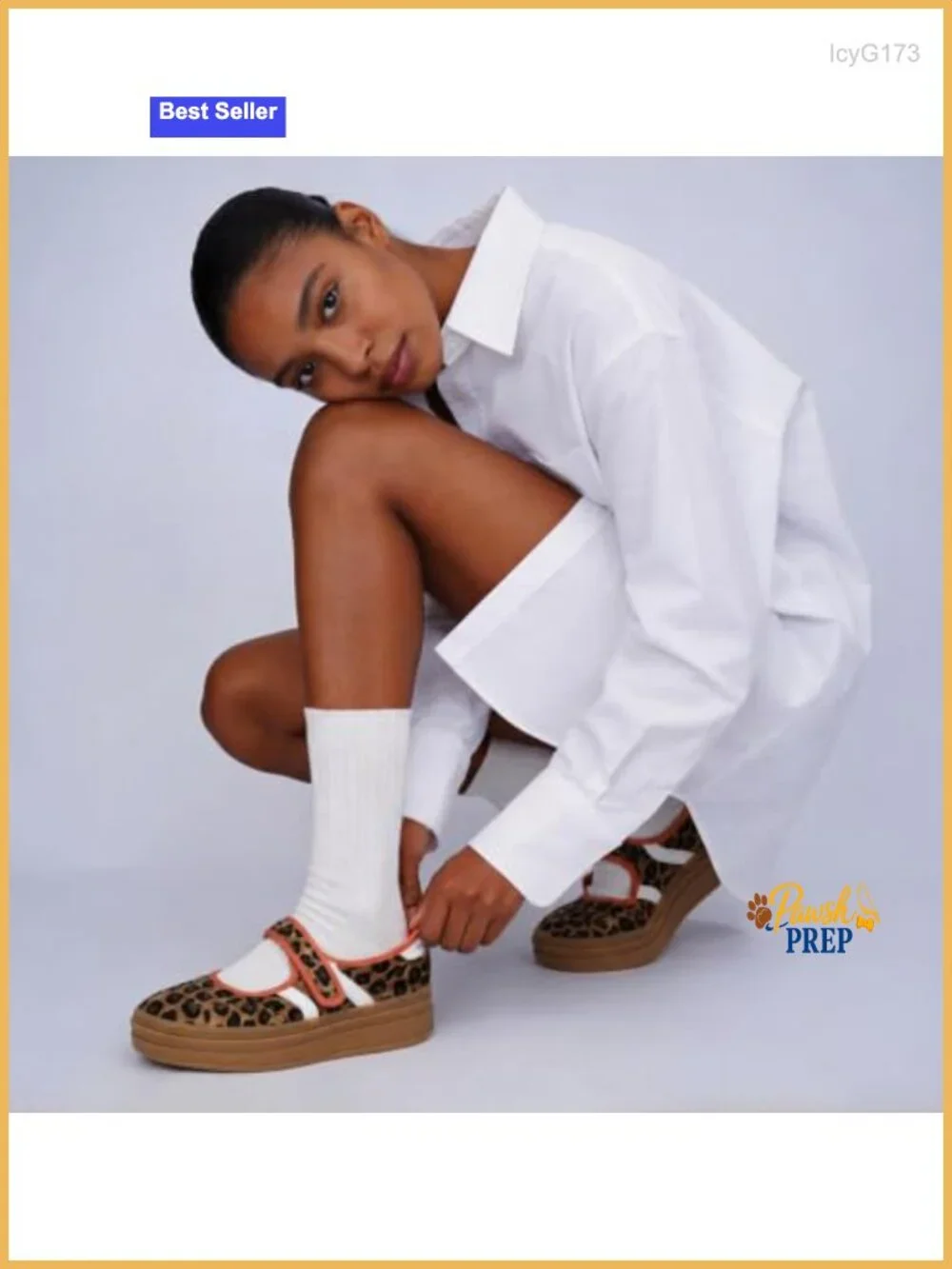 Retro Platform Mary Jane Sneakers Slip on Walking Flats with Hook and Loop